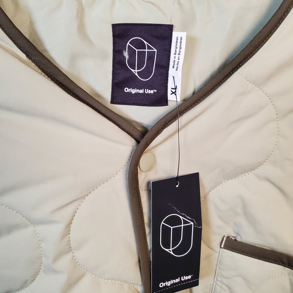 Original Use Light Tan Quilted Puffer Jacket - Picture 3 of 5